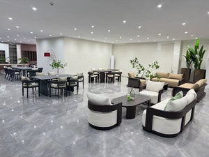 Juego de Sofás de Jardín, Muebles de Exterior de Aluminio Modernos con Cojines para Patio, Villa, Hotel, <span class=keywords><strong>Terraza</strong></span>, Marca Dephoon - Product Image 2