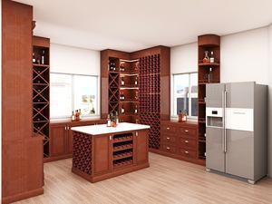 Cuisine en bois sur mesure, design traditionnel, prête à assembler, haute qualité - Product Image 2