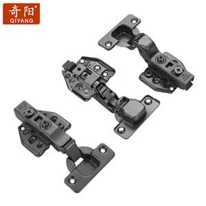 Bisagras Ocultas de Cierre Suave Qiyang de 35 mm con Ajuste 3D, Bisagra Hidráulica de Acero y Hierro Negro <span class=keywords><strong>para</strong></span> Muebles y Cocina - Product Image 5