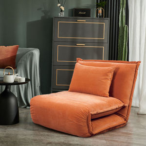 Cojín de suelo de futón de <span class=keywords><strong>estilo</strong></span> japonés moderno, sofá cama reclinable ajustable, tela con marco de Metal para sala de estar, dormitorio de Hotel - Product Image 2