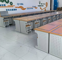 Bureau d'ordinateur moderne Nouvelle tendance Mobilier scolaire pour les étudiants en classe Table pour l'atelier Chambre à coucher Hôtel
