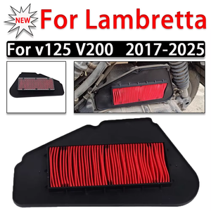 สำหรับ Lambretta V125 V200 Special V <span class=keywords><strong>125</strong></span> 200 <span class=keywords><strong>2017</strong></span> - 2025 อุปกรณ์เสริมรถจักรยานยนต์ ตัวกรองอากาศ ชุดกรองอากาศ อะไหล่รถมอเตอร์ไซค์ - Product Image 1