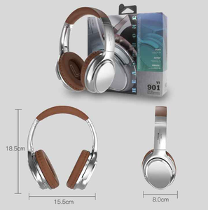 หูฟังพับได้รุ่นใหม่ยอดนิยม <span class=keywords><strong>VJ901</strong></span> พร้อมระบบตัดเสียงรบกวน ANC เชื่อมต่อไร้สายผ่านบลูทูธ เสียงสเตอริโอ เหมาะสำหรับเล่นเกม ฟังเพลง และรับสายโทรศัพท์ - Product Image 2