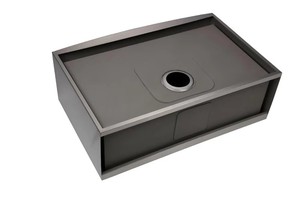 Heavy DUTY Đen Bồn Rửa Nhà Bếp truy cập kim loại SS304 phòng tắm Sinks cho khách sạn Nano nhà máy duy nhất bát rửa lưu vực Lavabo de ẩm thực - Product Image 3