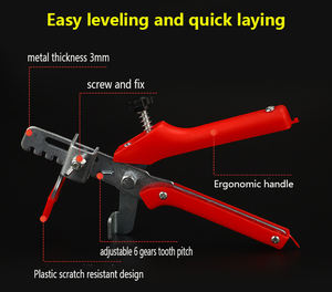 Usine de gros Niveleur de carreaux de <span class=keywords><strong>carrelage</strong></span> décoratif Push clamp Système de carreaux Outils d'installation en céramique Pinces - Product Image 3