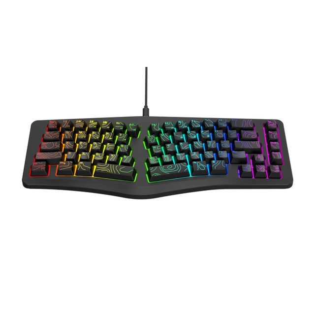 Spot G131 Ergonomic 69-key Gaming Keyboard Mechanical Feel RGB Computer Office USB Keyboard