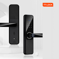 Cerradura Inteligente para Puerta con Huella Dactilar, Tuya Wifi, TTLock, Entrada sin Llave, Biométrica, Cerradura Electrónica para Hogar y Oficina
