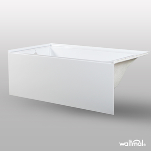 앞치마가있는 왼쪽/오른쪽 배수 <span class=keywords><strong>Alcove</strong></span> 욕조 욕실 CUPC 인증 - Product Image 3