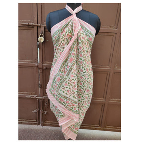 Indonesia Style Women's Beach <b>Sarongs</b> Fabric and Cotton Printed Beachwear Adults' Pareo <b>Sarongs</b>-Girls' Swimwears Wholesale - Product Image 2