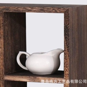 Teacup holder, small <b>teapot</b> storage rack, tea <b>set</b> storage cabinet, wall-mounted tea <b>set</b> storage rack, antique display shelf, - Product Image 5