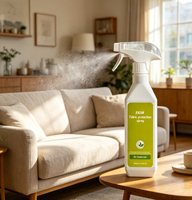 Spray Impermeabilizante a Base de Agua, Libre de PFAS, con Nanotecnología, Repelente de Manchas y Aceite, 500 ml, para Sofás, Alfombras, Tiendas de Campaña, Tapicería, Certificado MSDS