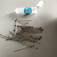 Kit promotionnel de 100 aiguilles à échantillons d'insectes avec tube pour la dissection des corps en entomologie en laboratoire scolaire - Vente chaude
