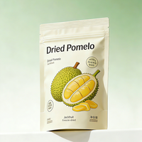 Sachet Mylar personnalisé Minfly finition brillante, imprimé, 150g, à fond plat, qualité alimentaire, pour bonbons, fruits et noix