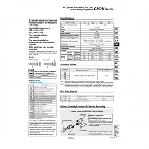 SMC Pneumatics Air Cylindre CDM2KB25-100Z Pièces Pneumatiques - Product Image 1