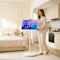 Monitor de Señalización Digital con Pantalla Táctil ABS de 32 Pulgadas, 8GB+128GB, Portátil, para Tiendas, Educación, Tratamiento Médico, Interior/Exterior, 1 Año de Garantía