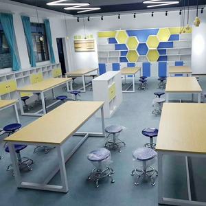 Escritorio de lectura para <span class=keywords><strong>biblioteca</strong></span>, mesas y sillas para sala de lectura, sencillas, bonitas y de buena calidad - Product Image 3