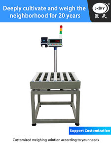 J-sky timbangan Roller presisi tinggi tanpa daya & Alarm berat tanggal & pabrik cetak Label grosir Drum pembawa pemeriksaan - Product Image 2
