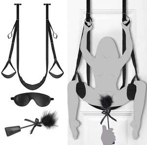 Sillas Columpio para Bondage con Correas de Cuero, Muebles Sexuales para Colgar en la Puerta, Juguetes Eróticos para Adultos, Juegos BDSM para Parejas - Product Image 1