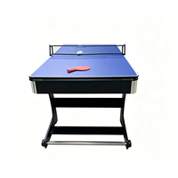 Table de billard multi-jeux 3 en 1 de 6 pieds, pieds pliables avec roulettes, table de billard pour les loisirs sportifs à domicile