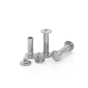 304 stainless steel butt self-locking female rivet M2-M5 flat head bevel nut 11 words Slotted female screw