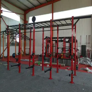 Gym Multifunctional Pull Up Cross Fit Rack Free Standing Rig