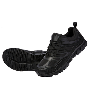 TSB5 Summer BreathAble Light WeIght <b>Combat</b> Light Weight Desert Boots <b>Black</b> Shoes - Product Image 3
