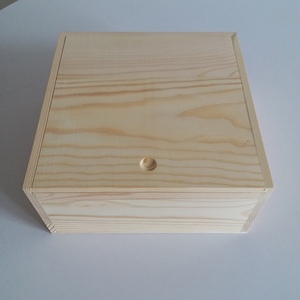 Gift packaging wooden box pine wooden packaging box with sliding lid wood storage box