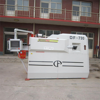 2D CNC automatique barres d'armature barre d'acier étrier cintreuse machines à cintrer auto gw50 CNC rebar machine à cintrer