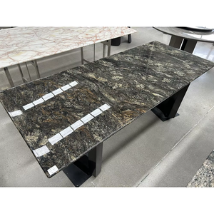 Tavolino da Caffè in Pietra Naturale di Stile Moderno di Lusso, Tavolo <span class=keywords><strong>Rettangolare</strong></span> in Travertino di Alta Qualità, <span class=keywords><strong>Arredamento</strong></span> per <span class=keywords><strong>Soggiorno</strong></span> - Product Image 5