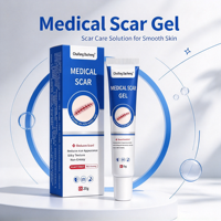 Gel cicatrisant médical efficace 20g à l'extrait végétal, prêt à l'emploi, pour la réparation douce de la peau après interventions chirurgicales, brûlures, acné, vergetures et soins des cicatrices
