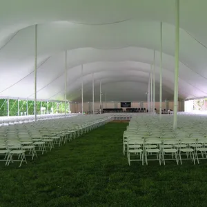Lüks 10x20 20x40 50x30 açık büyük beyaz alüminyum çerçeve tasarım olay düğün parti kayar kenarlı çadır 200 300 500 kişi için