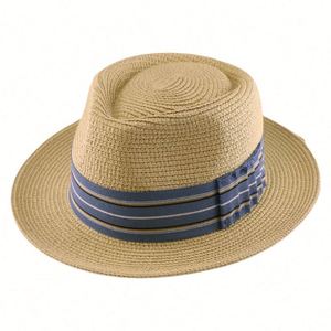 New Hot Sale Promotional Silk Screen Printed Jazz Fedora <b>Hat</b> <b>for</b> Men Spring Summer Sunshade - Product Image 3
