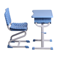 Ensemble de meubles de lycée primaire et secondaire de haute qualité fournisseur de chaise de bureau d'étudiant de salle de classe de table moderne