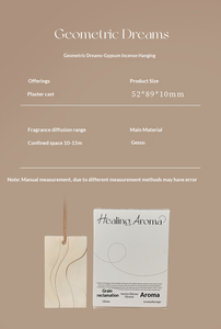 Tabletas Aromatizantes de Yeso para Coche - Colgante de Fragancia Exclusivo de Yeso Perfumado Premium para Dormitorio y Armario, Elegante Idea de Regalo - Product Image 5