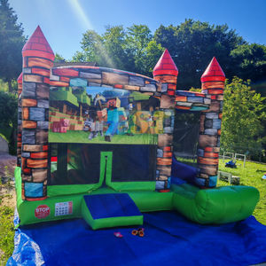 Grand videur gonflable commercial <span class=keywords><strong>de</strong></span> PVC <span class=keywords><strong>de</strong></span> maison <span class=keywords><strong>de</strong></span> rebond d'artisanat <span class=keywords><strong>de</strong></span> mine moderne avec le château plein d'entrain <span class=keywords><strong>de</strong></span> toboggan pour des cavaliers <span class=keywords><strong>de</strong></span> partie d'enfants - Product Image 3
