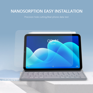 Protector de Pantalla de Vidrio Templado Transparente HD 2.5D 9H Antiestático Mietubl con 0.33 Antirrayaduras, Antihuellas y Resistente al Agua para <span class=keywords><strong>iPad</strong></span> - Product Image 5
