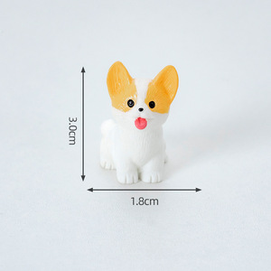 Figura Decorativa <span class=keywords><strong>de</strong></span> Cachorro Creativa y Adorable, Accesorio <span class=keywords><strong>de</strong></span> Decoración DIY, Miniatura <span class=keywords><strong>de</strong></span> Paisaje, Adorno para Coche o Escritorio - Product Image 6