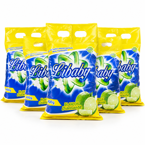 Detergente en Polvo para Lavandería al por Mayor <span class=keywords><strong>de</strong></span> Fábrica, Alta Calidad, 12% LAS, Aroma a Limón, 500g, Eliminación <span class=keywords><strong>de</strong></span> Manchas, para <span class=keywords><strong>Ropa</strong></span> del Hogar - Product Image 6
