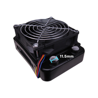 Tête Laser Refroidissement 8 Tube 131X51X99MM Ordinateur Radiateur Refroidisseur D'eau Ventilateur