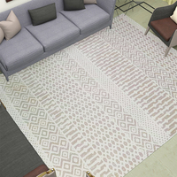Tapis antidérapants personnalisés, faciles à nettoyer, lavables, pour salon