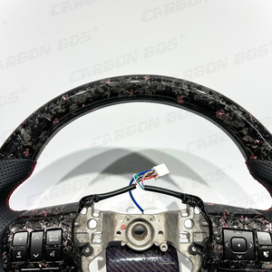 Volante de Carreras Personalizado para <span class=keywords><strong>Toyota</strong></span> Supra con Luz LED, Fibra de Carbono y Gamuza Auténtica, Nuevo - Product Image 5