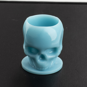 200pcs Transparent Blue Skeleton Medical Plastic Tattoo Ink Cups Disposable Pigment <b>Holder</b> for Permanent <b>Makeup</b> Accessories - Product Image 4