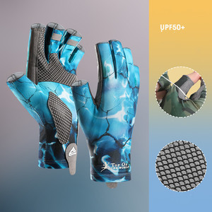 Wholesale Fingerless Fishing <strong>Gloves</strong> Lightweight Uv Protection Sun <strong>Gloves</strong> Men Women for Kayaking Hiking Paddling Canoeing <strong>Rowing</strong> - Product Image 2
