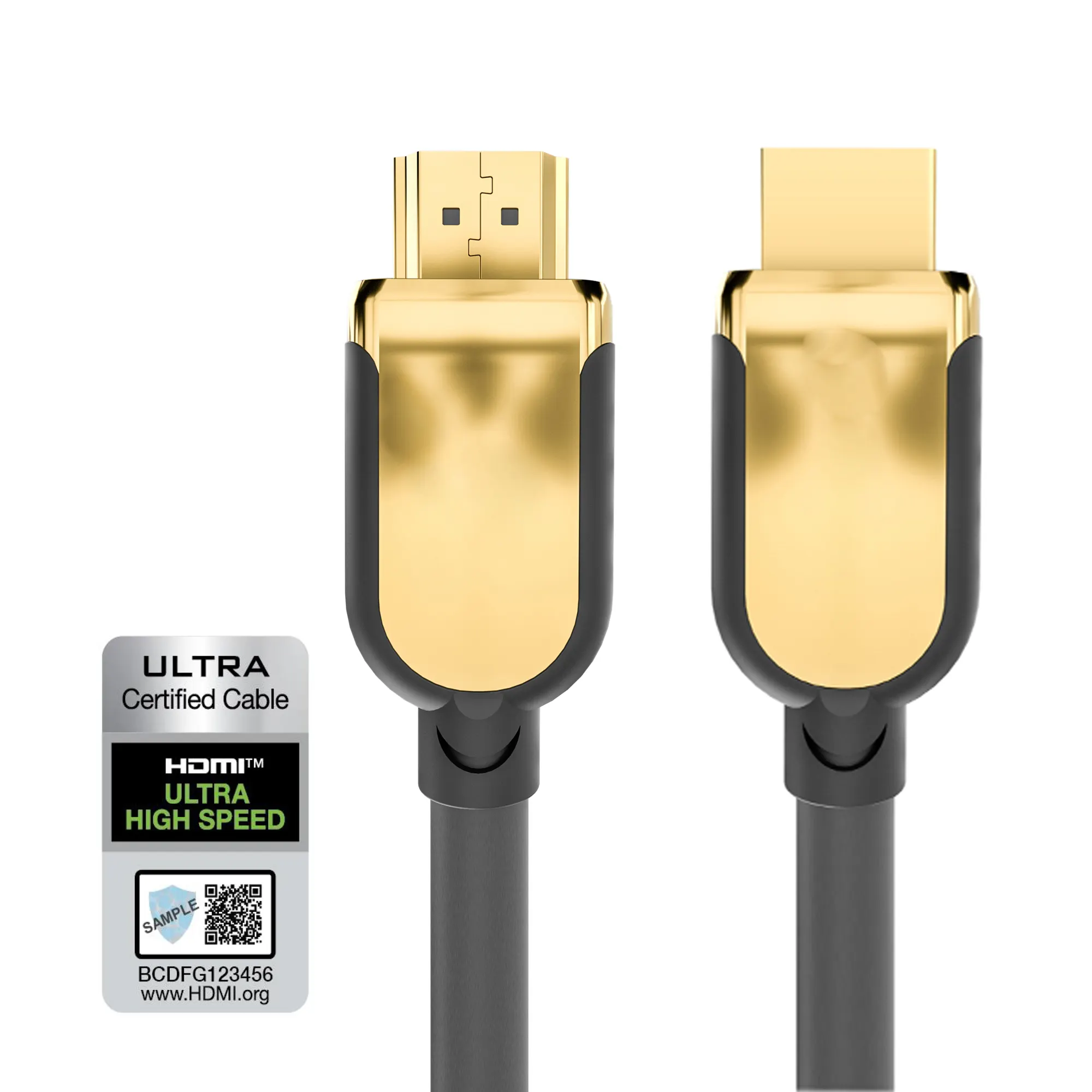 Zertifiziertes neuestes Etikett 1m 1,5 m 1,8 m 2m 3m 8K HDMI-Hoch geschwindigkeit unterstützung Dynamischer TDR-EMV-Test 2,1 V 8K HDMI-Kabel mit 60Hz Auflösung