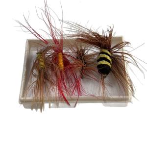 Anzuelos de pesca Ztc449, 4 en caja, señuelos de pesca con mosca para trucha, color aleatorio, origen China - Product Image 4