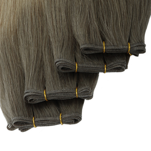 Extensions de cheveux Genius Weft à cuticules alignées, nouvelle qualité double drawn, couleur la plus claire, blond glacé, directement de l'usine - Product Image 3