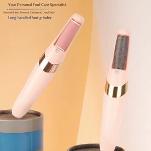 Lingyue Modèle 021 Nouveau Appareil de pédicure manuel/automatique pour le peeling des peaux <span class=keywords><strong>mortes</strong></span> et le lissage des pieds, alimenté par batterie, pour usage en voiture - Product Image 1