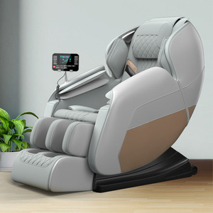 Poltrona Massaggiante Elettrica di Lusso Giapponese Coreana 4D Zero Gravity per Tutto il Corpo Shiatsu Reclinabile Spa in Pelle PU con Controllo Temporizzato SL - Product Image 2