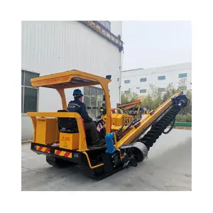 Pile Driving machine PV power station Ground Drilling solar panel plant pile ramming machine vibrating pile driver