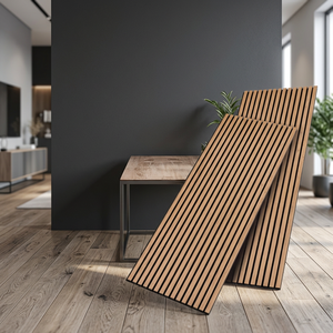 Paneles Acústicos de Madera de Diseño Europeo con 80% de Reducción de Ruido y Aislamiento Acústico para el Hogar, Oficina, Escuela y Edificios - Product Image 3